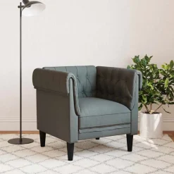vidaXL Sofás-Sofá 78,5 x 74,5 x 74,5 cm Poliéster