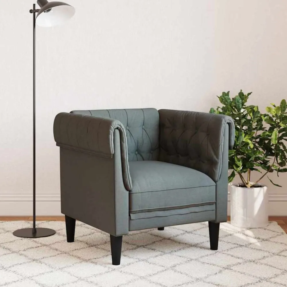 vidaXL Sofás-Sofá 78,5 x 74,5 x 74,5 cm Poliéster
