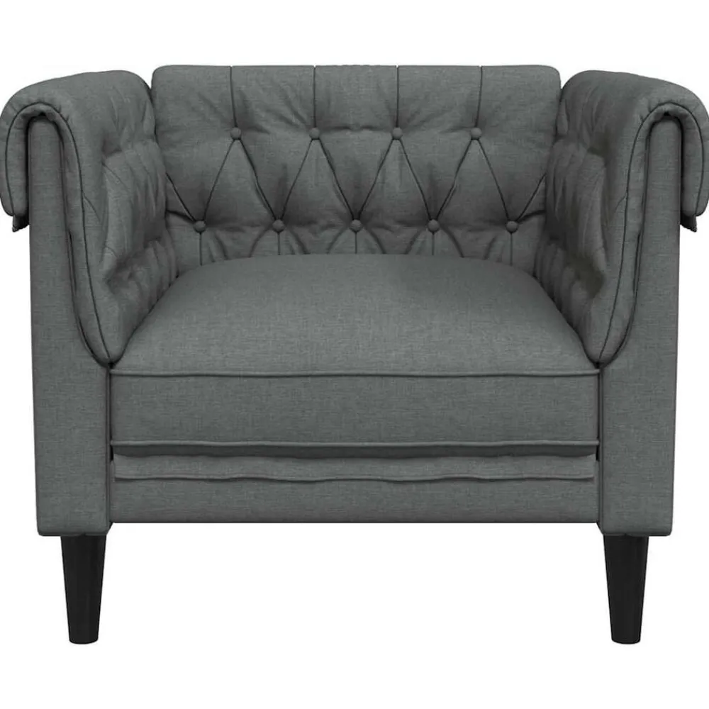 vidaXL Sofás-Sofá 78,5 x 74,5 x 74,5 cm Poliéster