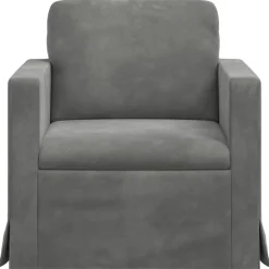vidaXL Sofá 78 x 78 x 80 cm Terciopelo Gris oscuro Best
