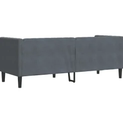 vidaXL Sofá 194 x 74,5 x 70,5 cm Terciopelo Gris oscuro Hot