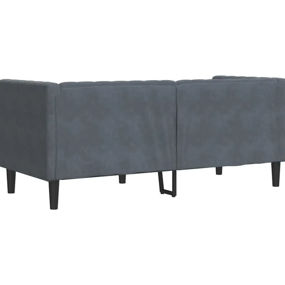 vidaXL Sofá 174 x 74,5 x 70,5 cm Terciopelo Gris oscuro Online
