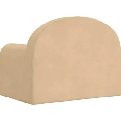 vidaXL Sofá infantil de felpa suave color Crema Outlet