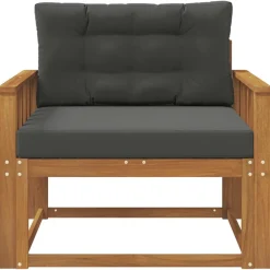 vidaXL Accesorios Para Sofás-Sofá intermedio de exterior Madera de Acacia Sólida Natural
