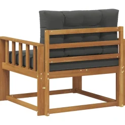 vidaXL Accesorios Para Sofás-Sofá intermedio de exterior Madera de Acacia Sólida Natural