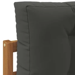 vidaXL Accesorios Para Sofás-Sofá intermedio de exterior Madera de Acacia Sólida Natural