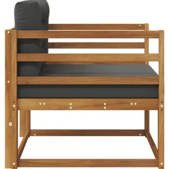 vidaXL Accesorios Para Sofás-Sofá intermedio de exterior Madera de Acacia Sólida Natural