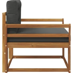 vidaXL Accesorios Para Sofás-Sofá intermedio de exterior Madera de Acacia Sólida Natural