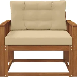 vidaXL Accesorios Para Sofás-Sofá intermedio de exterior Madera de Acacia Sólida Natural