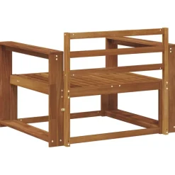 vidaXL Sofá intermedio de exterior Madera de Acacia Sólida Natural