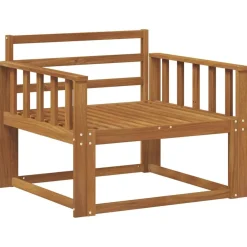 vidaXL Sofá intermedio de exterior Madera de Acacia Sólida Natural Online