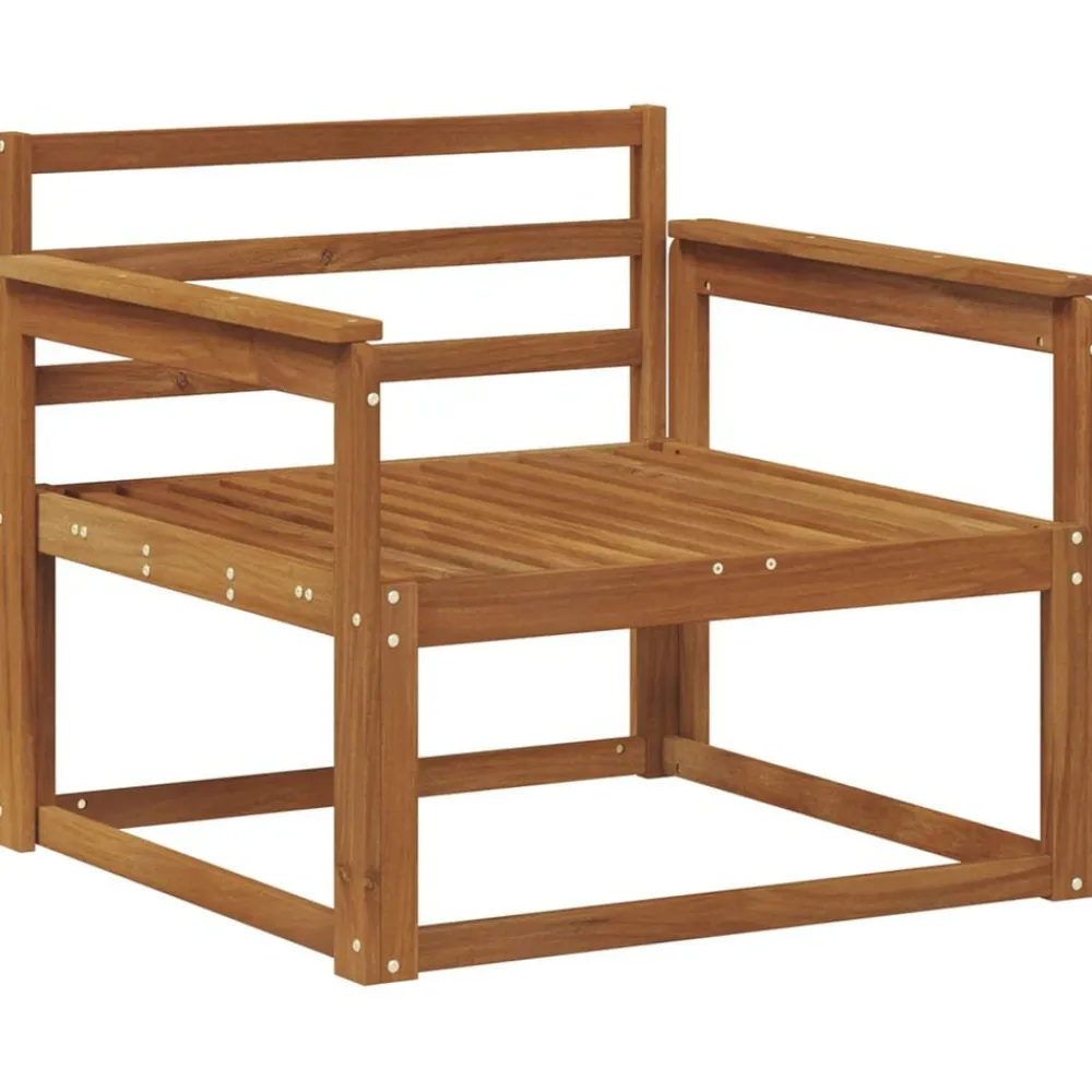 vidaXL Accesorios Para Sofás-Sofá intermedio de exterior Madera de Acacia Sólida