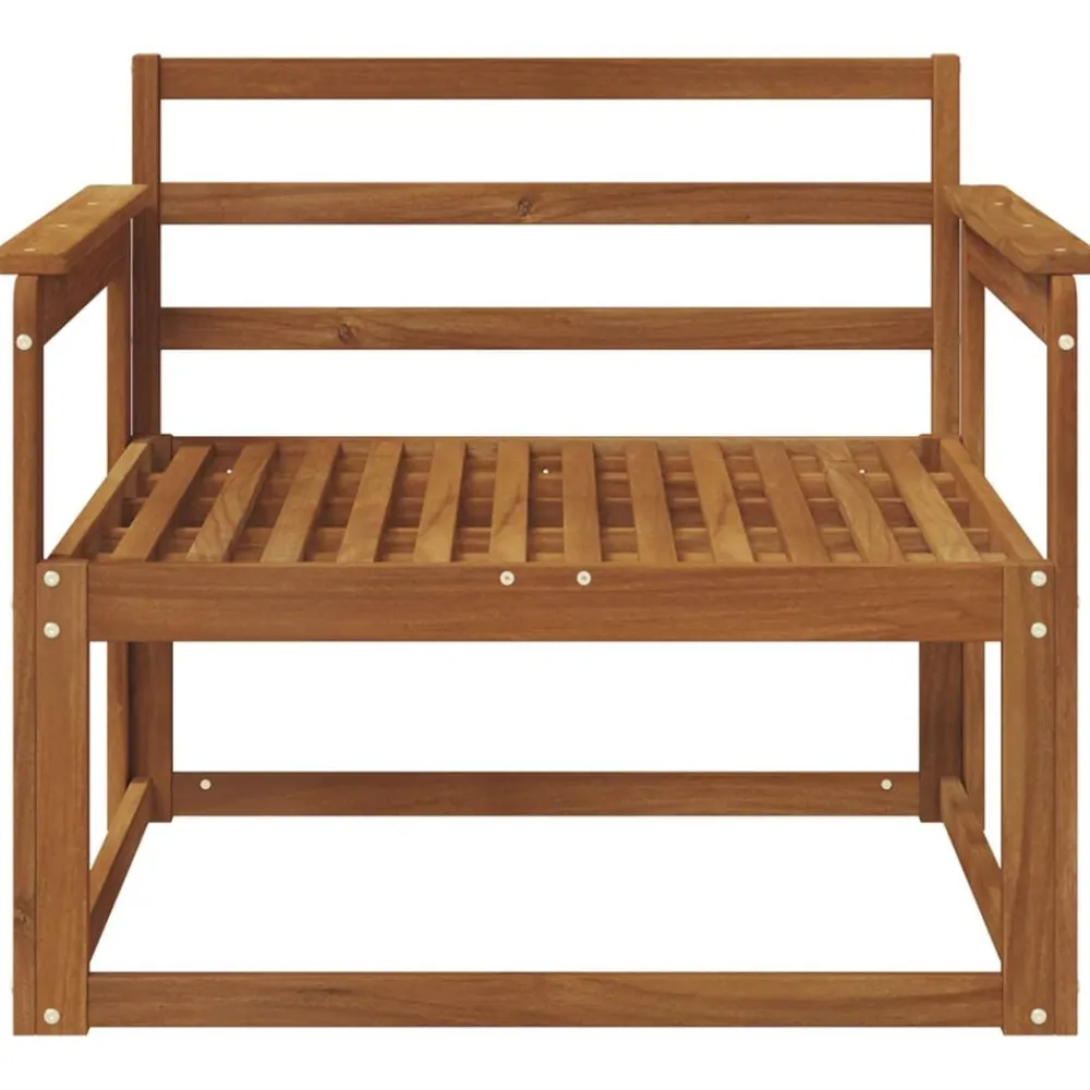 vidaXL Accesorios Para Sofás-Sofá intermedio de exterior Madera de Acacia Sólida