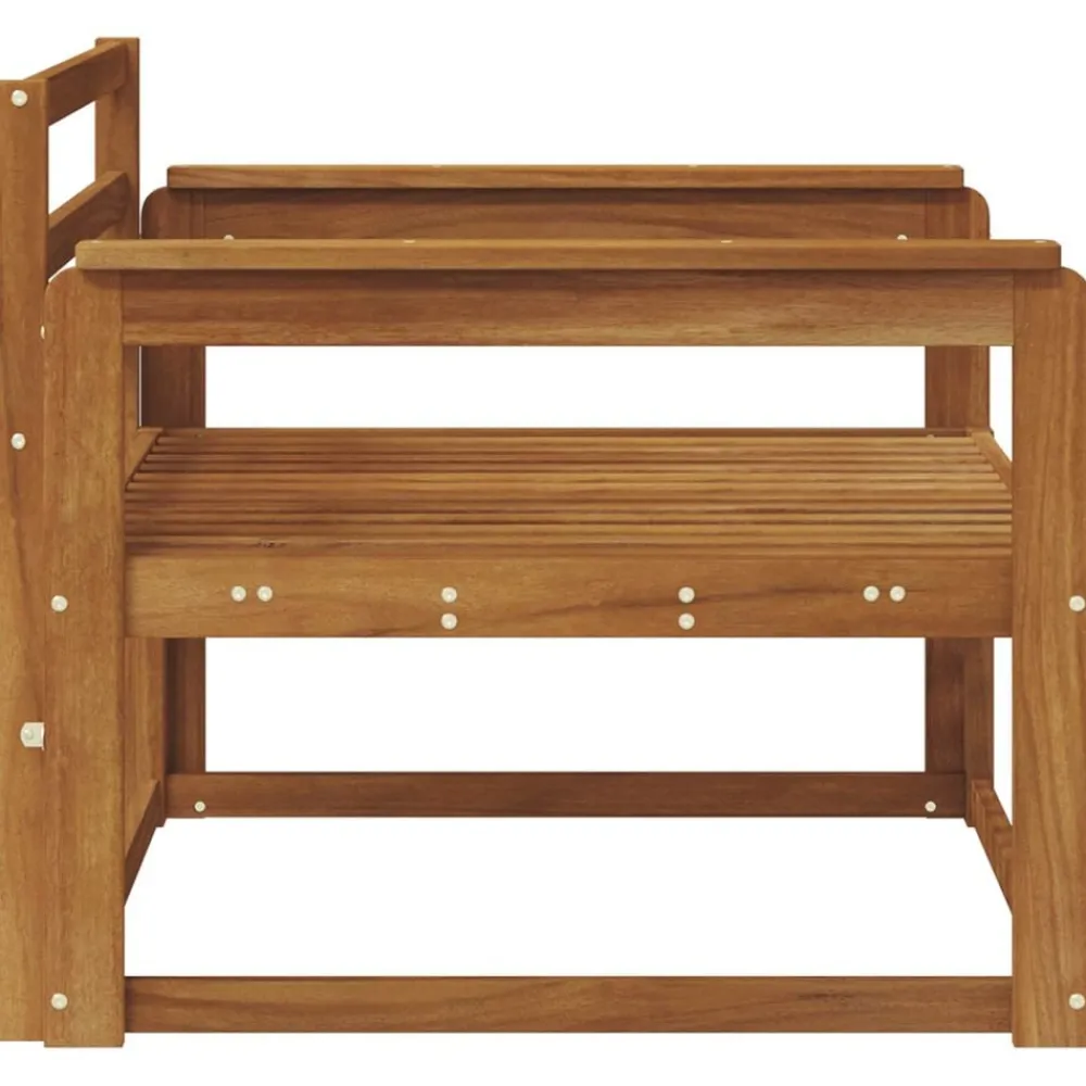 vidaXL Accesorios Para Sofás-Sofá intermedio de exterior Madera de Acacia Sólida