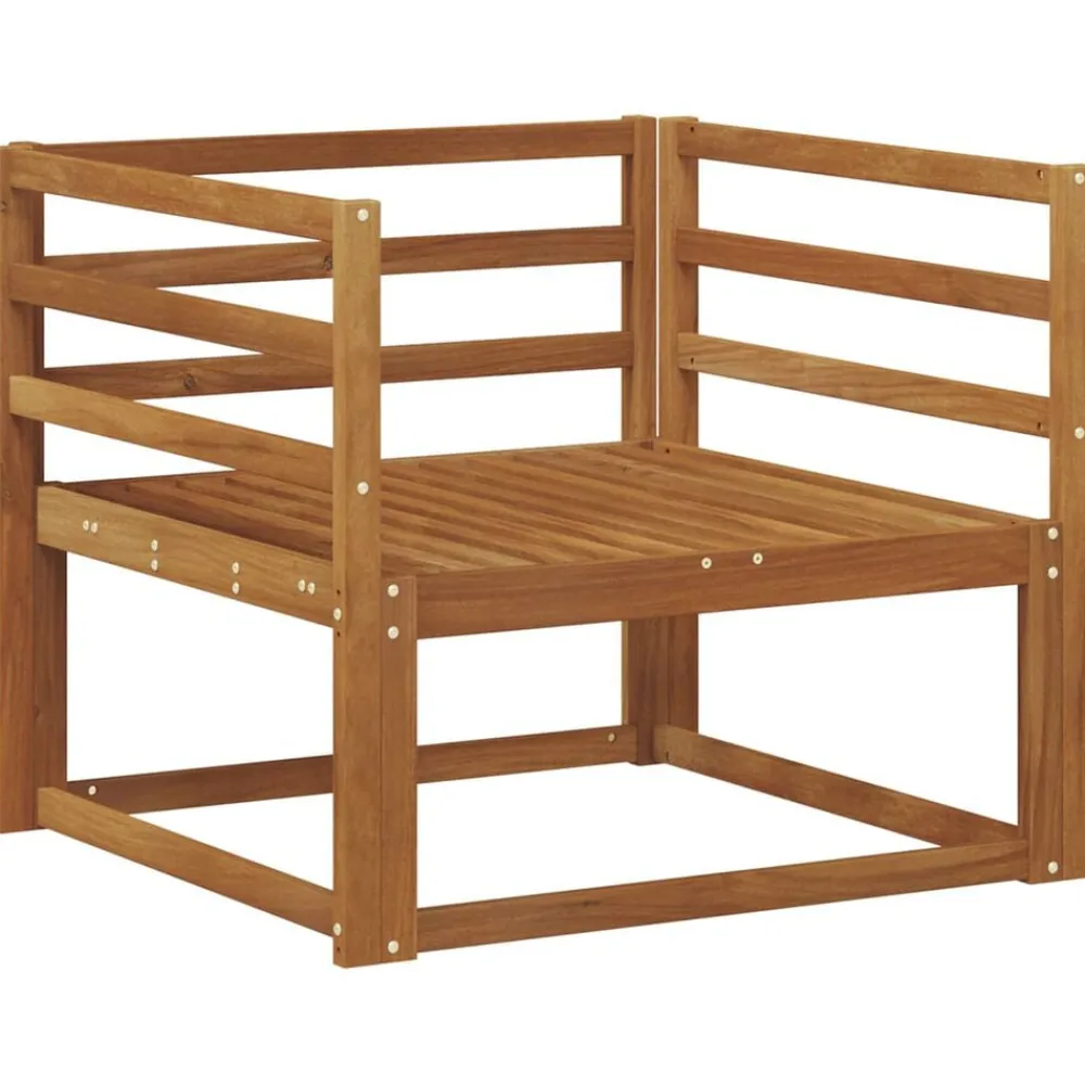 vidaXL Accesorios Para Sofás-Sofá intermedio de exterior Madera de Acacia Sólida