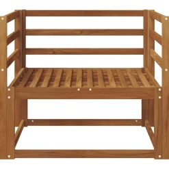 vidaXL Accesorios Para Sofás-Sofá intermedio de exterior Madera de Acacia Sólida