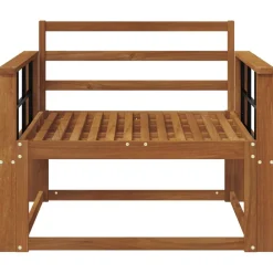 vidaXL Accesorios Para Sofás-Sofá intermedio de exterior Madera de Acacia Sólida