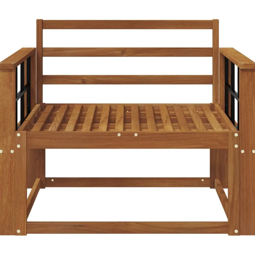 vidaXL Accesorios Para Sofás-Sofá intermedio de exterior Madera de Acacia Sólida
