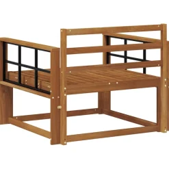 vidaXL Accesorios Para Sofás-Sofá intermedio de exterior Madera de Acacia Sólida