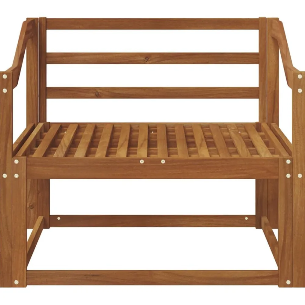 vidaXL Accesorios Para Sofás-Sofá intermedio de exterior Madera de Acacia Sólida