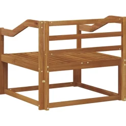 vidaXL Accesorios Para Sofás-Sofá intermedio de exterior Madera de Acacia Sólida