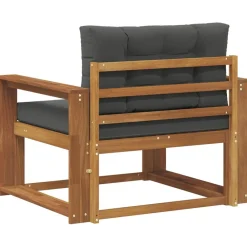 vidaXL Accesorios Para Sofás-Sofá intermedio de exterior Madera de Acacia Sólida Natural