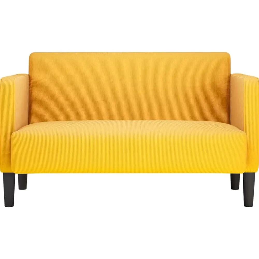 vidaXL Sofás-Sofá Loveseat 109 cm tejido de pana