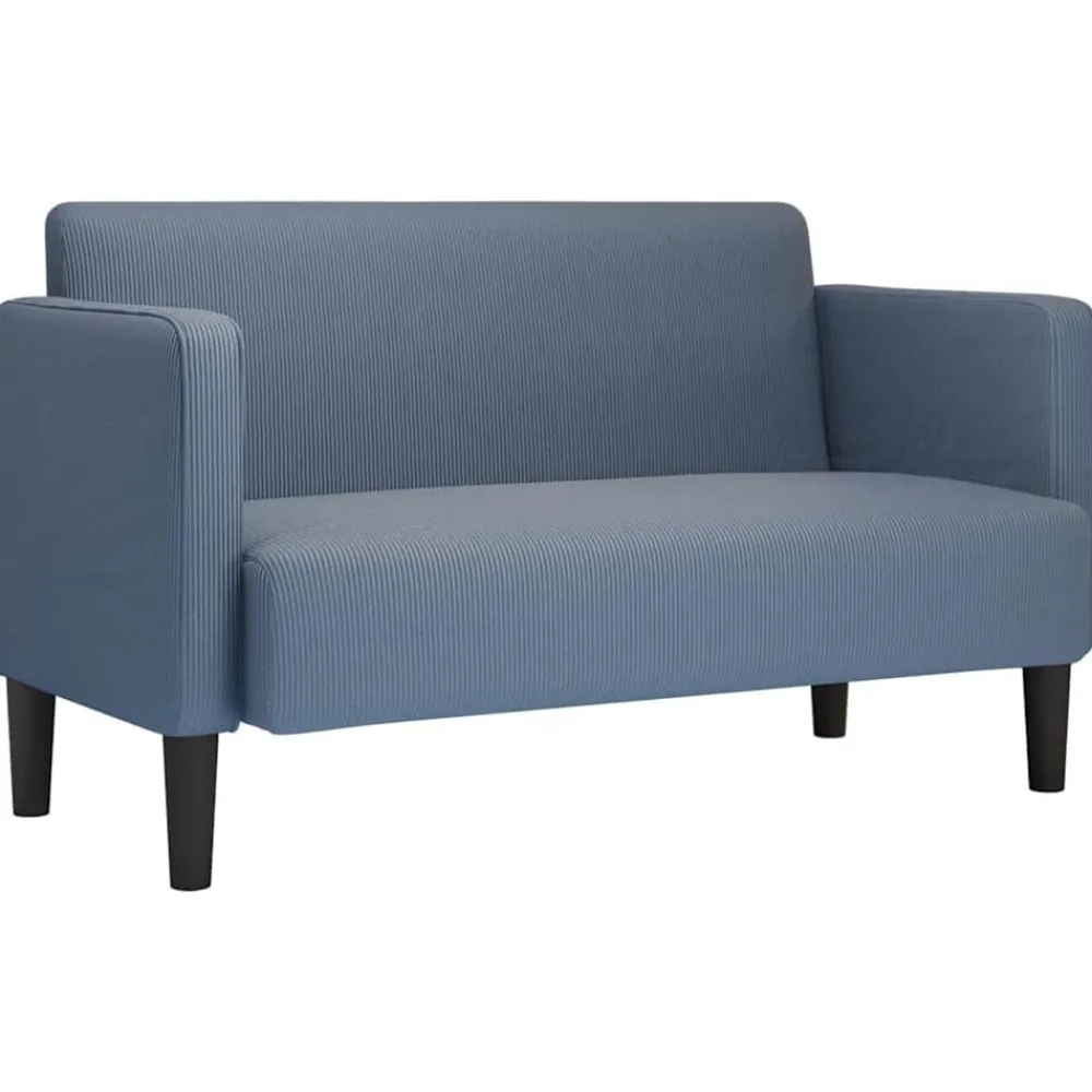 vidaXL Sofás-Sofá Loveseat 109 cm tejido de pana