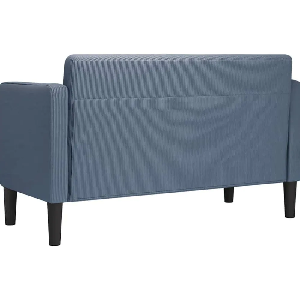 vidaXL Sofás-Sofá Loveseat 109 cm tejido de pana