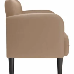 vidaXL Sofá Loveseat Cappuccino 110 cm Cuero sintético Capuchino Best