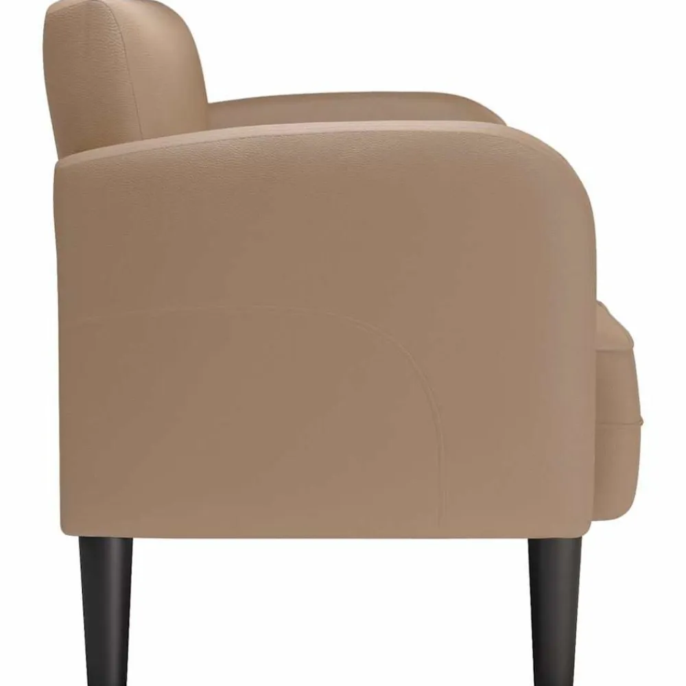 vidaXL Sofá Loveseat Cappuccino 110 cm Cuero sintético Capuchino Best