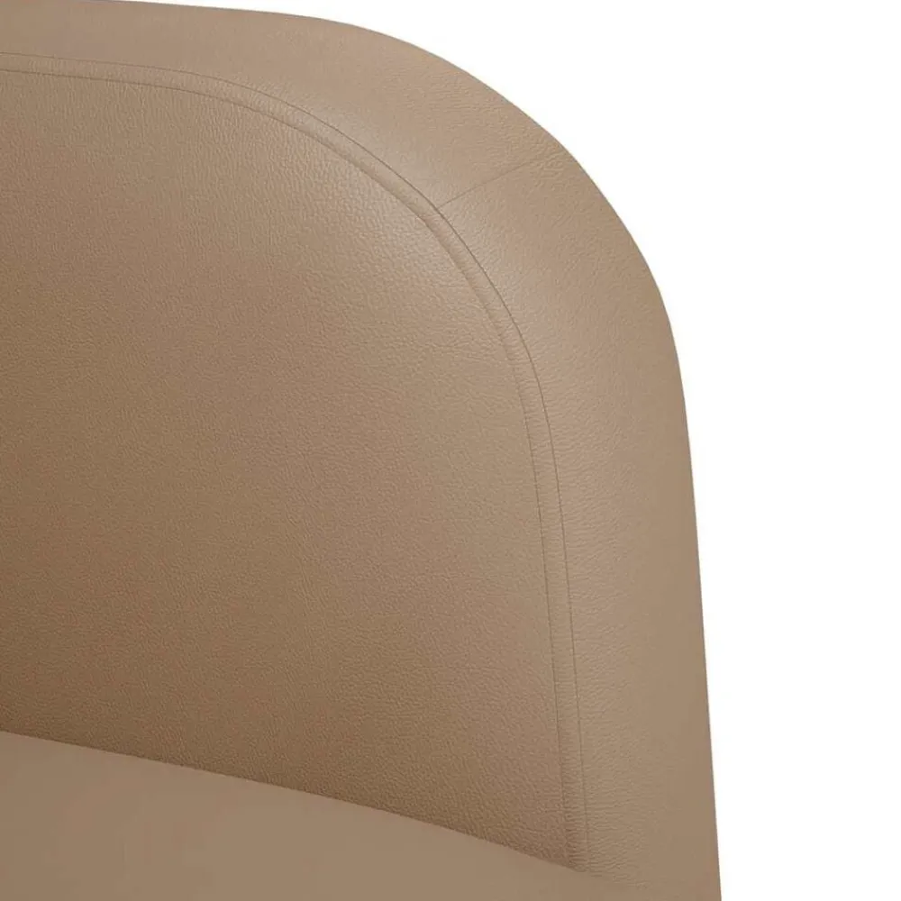 vidaXL Sofá Loveseat Cappuccino 110 cm Cuero sintético Capuchino Best