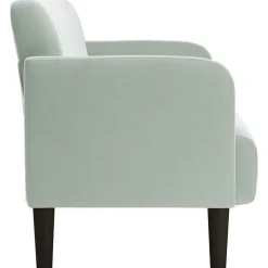 vidaXL Sofás-Sofá Loveseat 109 cm terciopelo