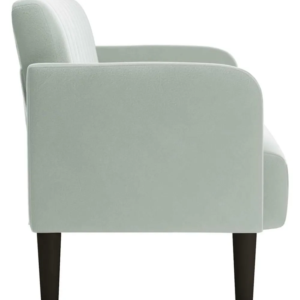 vidaXL Sofás-Sofá Loveseat 109 cm terciopelo