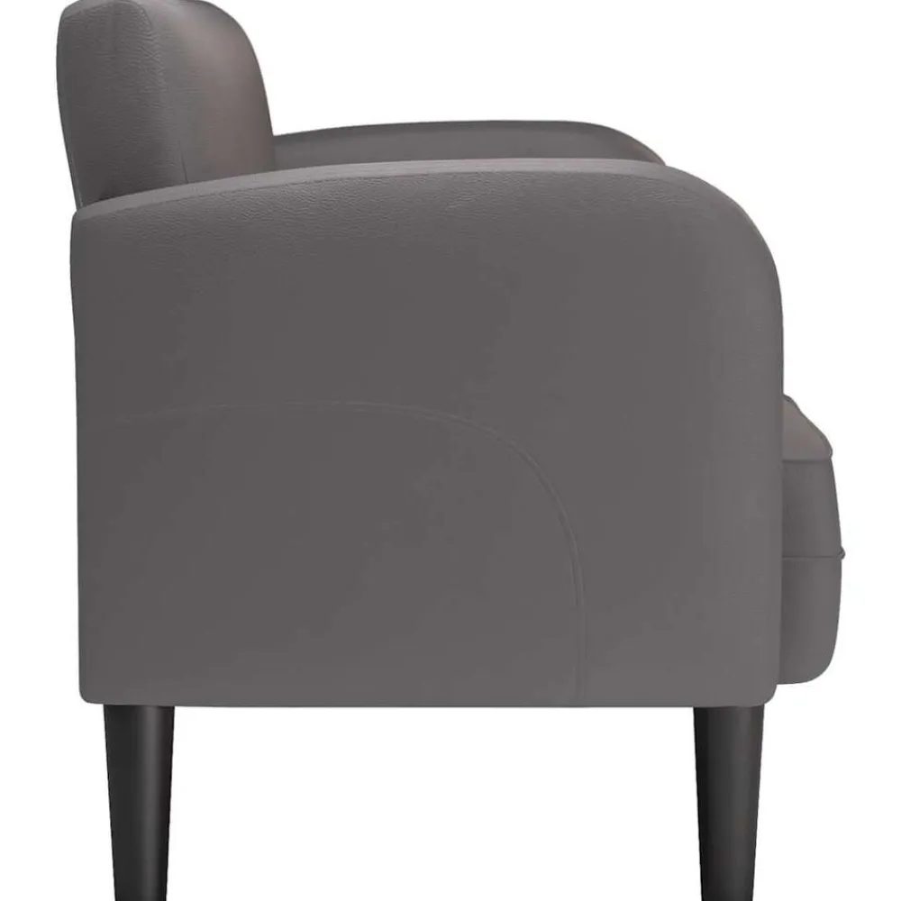 vidaXL Sofás-Sofá Loveseat 110 cm cuero sintética