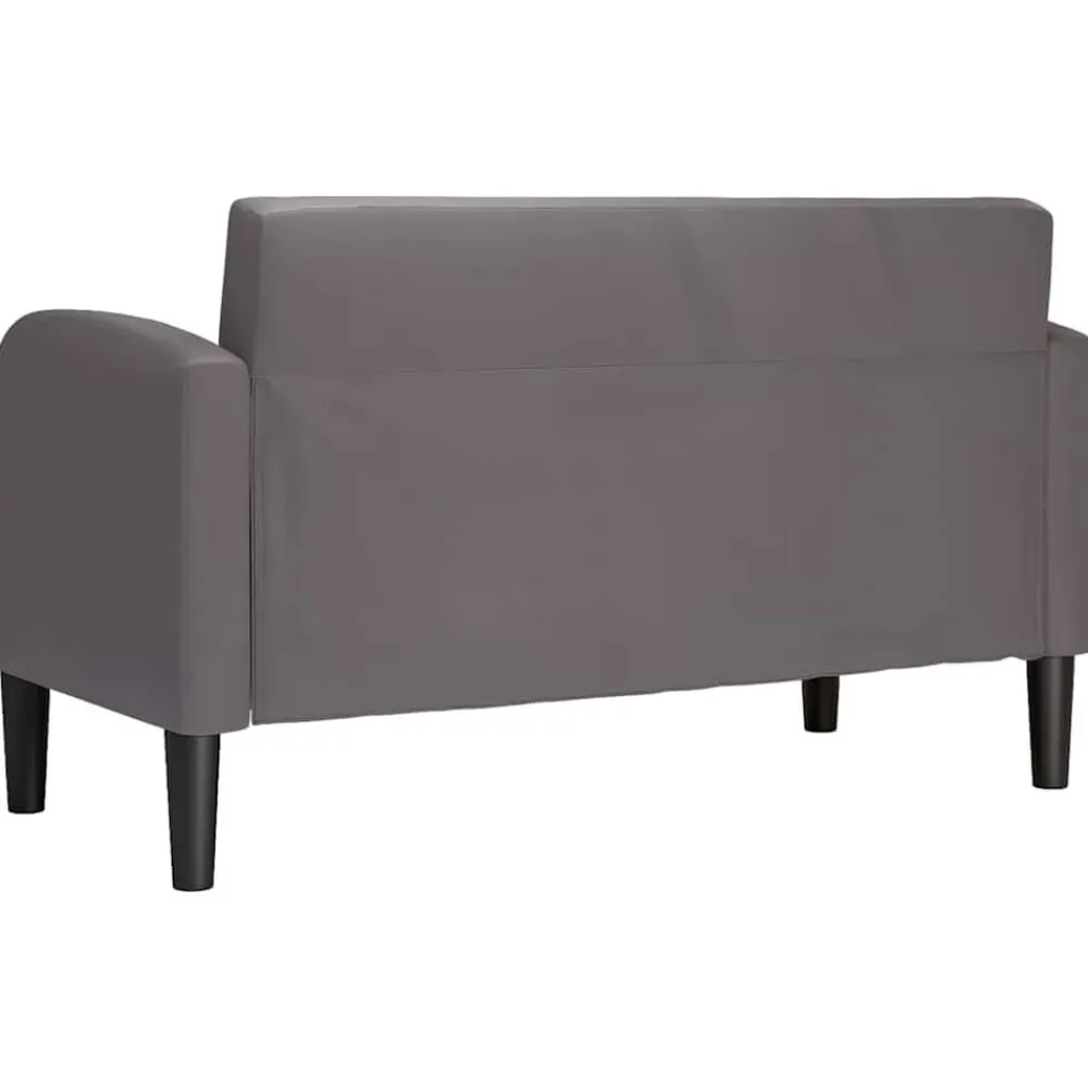 vidaXL Sofás-Sofá Loveseat 110 cm cuero sintética