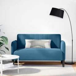 vidaXL Sofás-Sofá Loveseat Terciopelo 109 cm