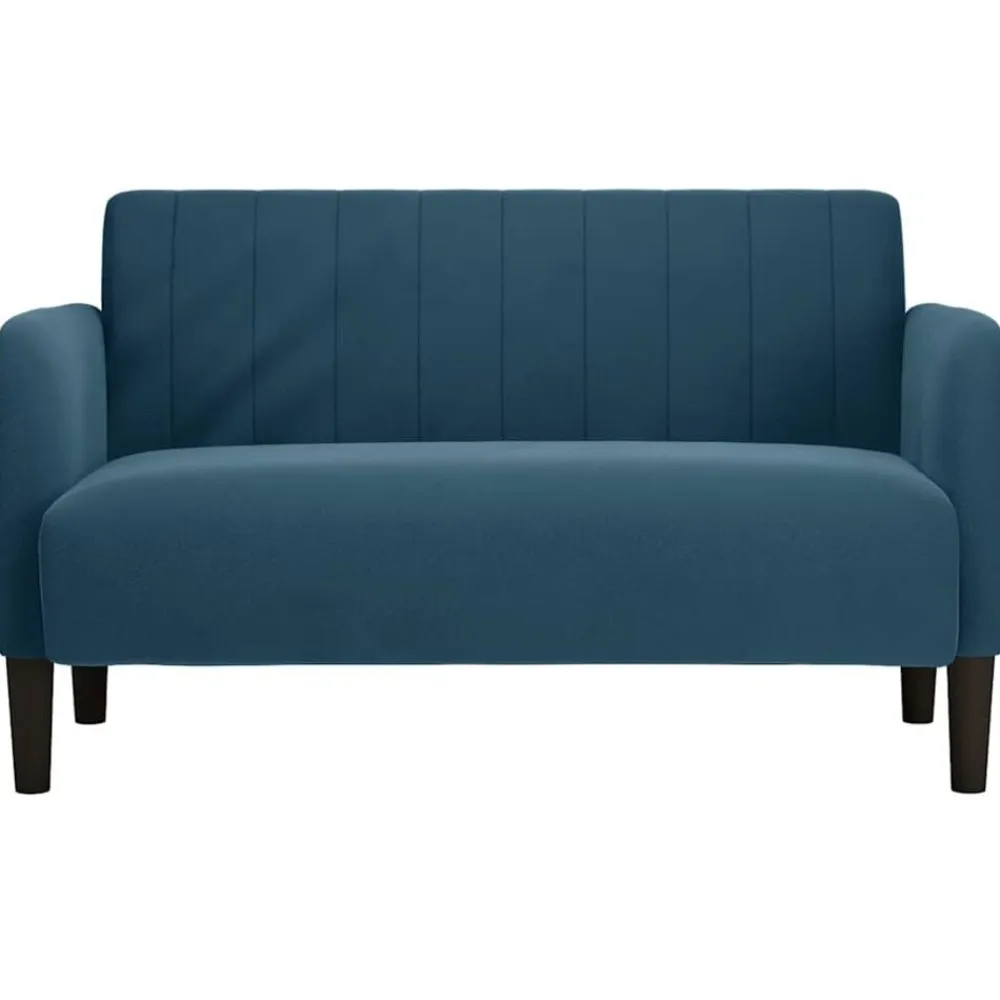 vidaXL Sofás-Sofá Loveseat Terciopelo 109 cm