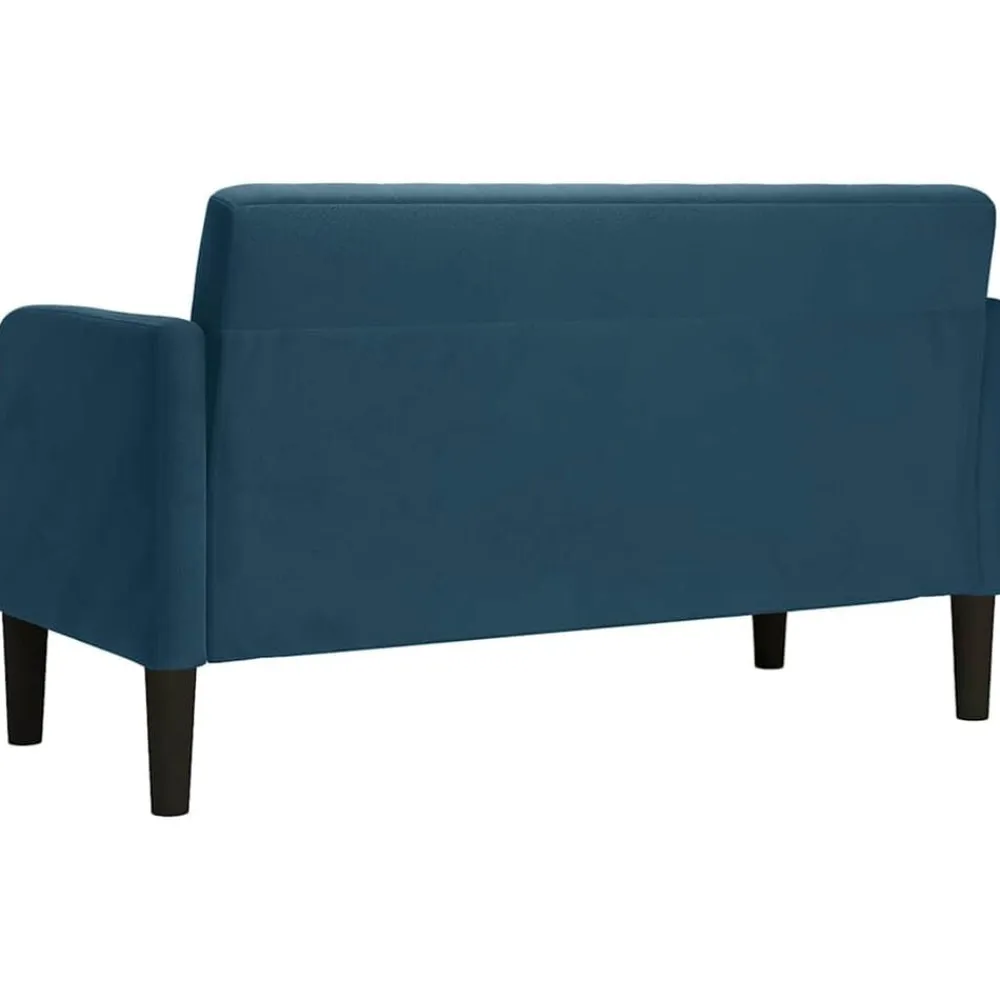 vidaXL Sofás-Sofá Loveseat Terciopelo 109 cm