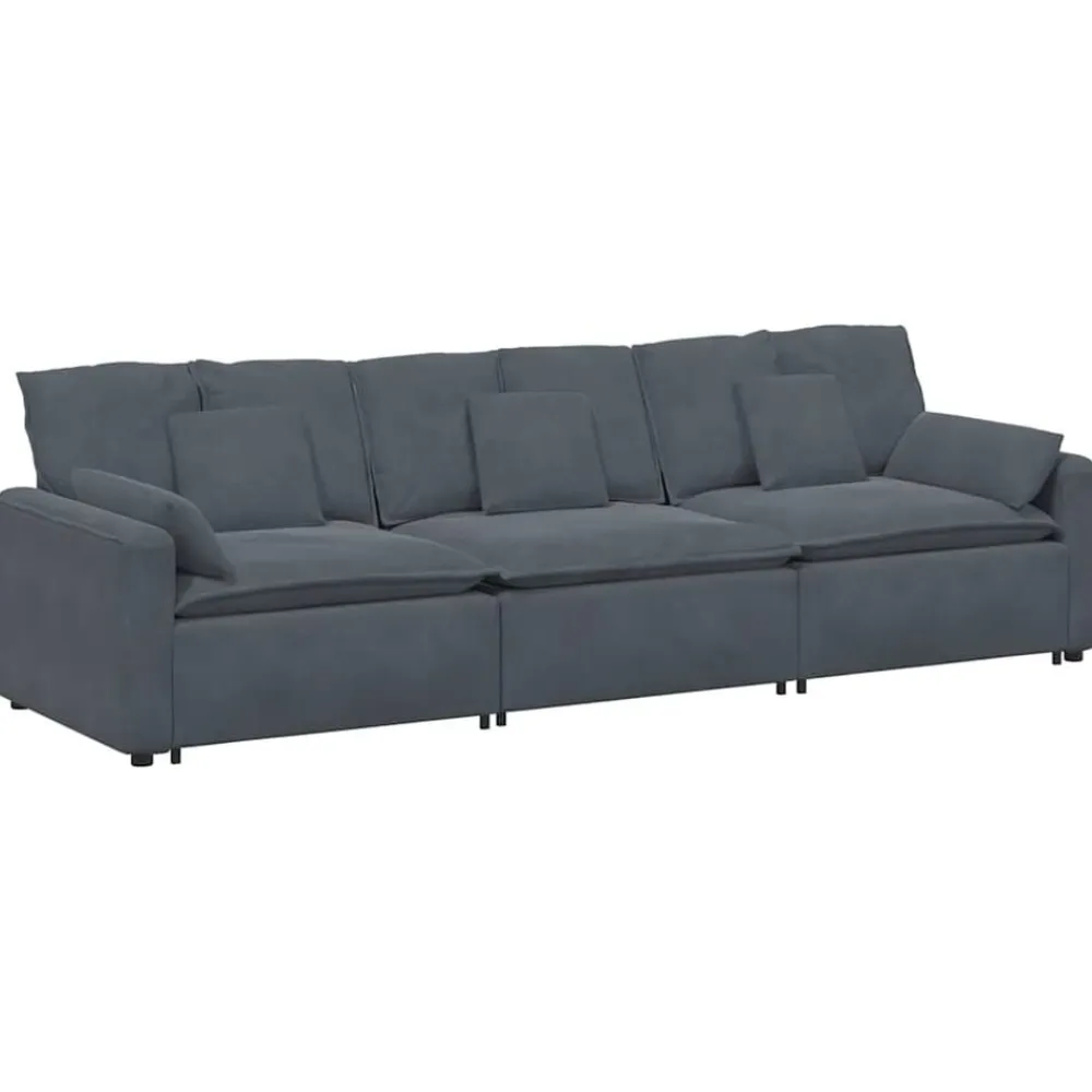 vidaXL Accesorios Para Sofás-Sofá modular con cojines