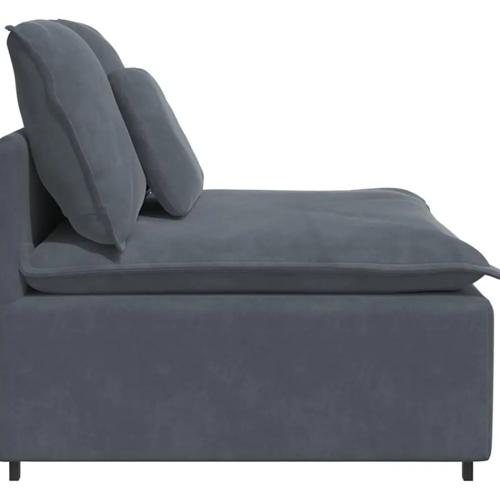 vidaXL Accesorios Para Sofás-Sofá modular con módulo central y cojines 100 cm