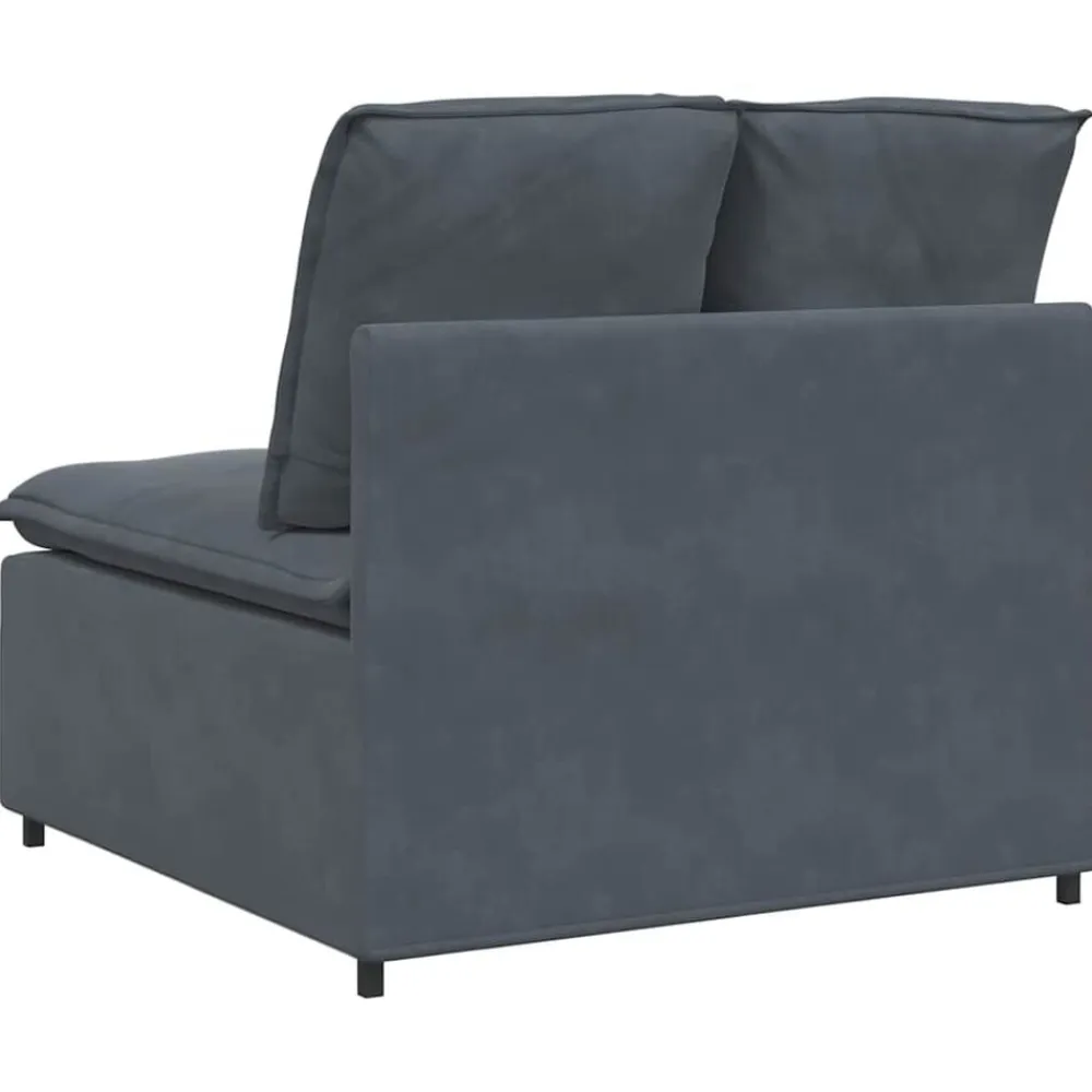vidaXL Accesorios Para Sofás-Sofá modular con módulo central y cojines 100 cm