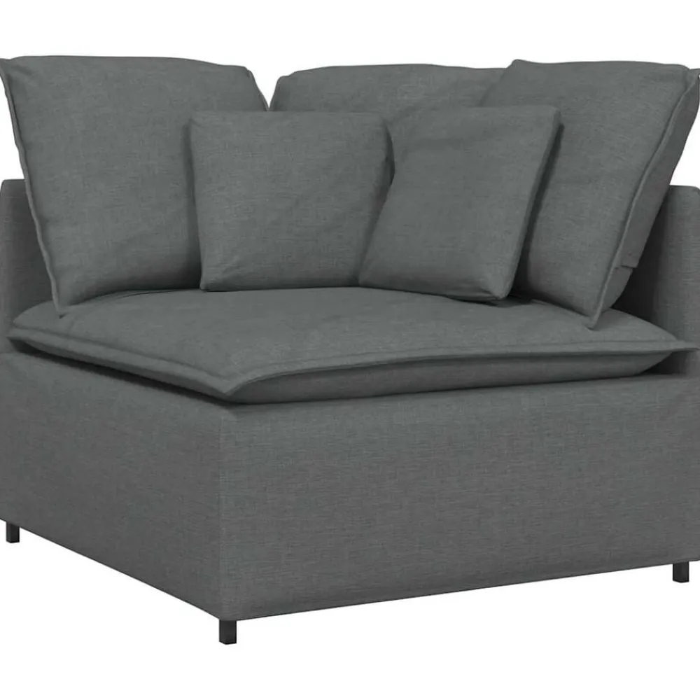 vidaXL Accesorios Para Sofás-Sofá modular de esquina con cojines 100 cm