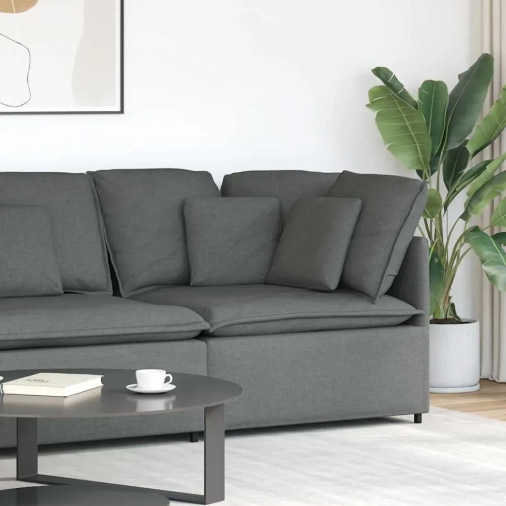 vidaXL Accesorios Para Sofás-Sofá modular de esquina con cojines 100 cm