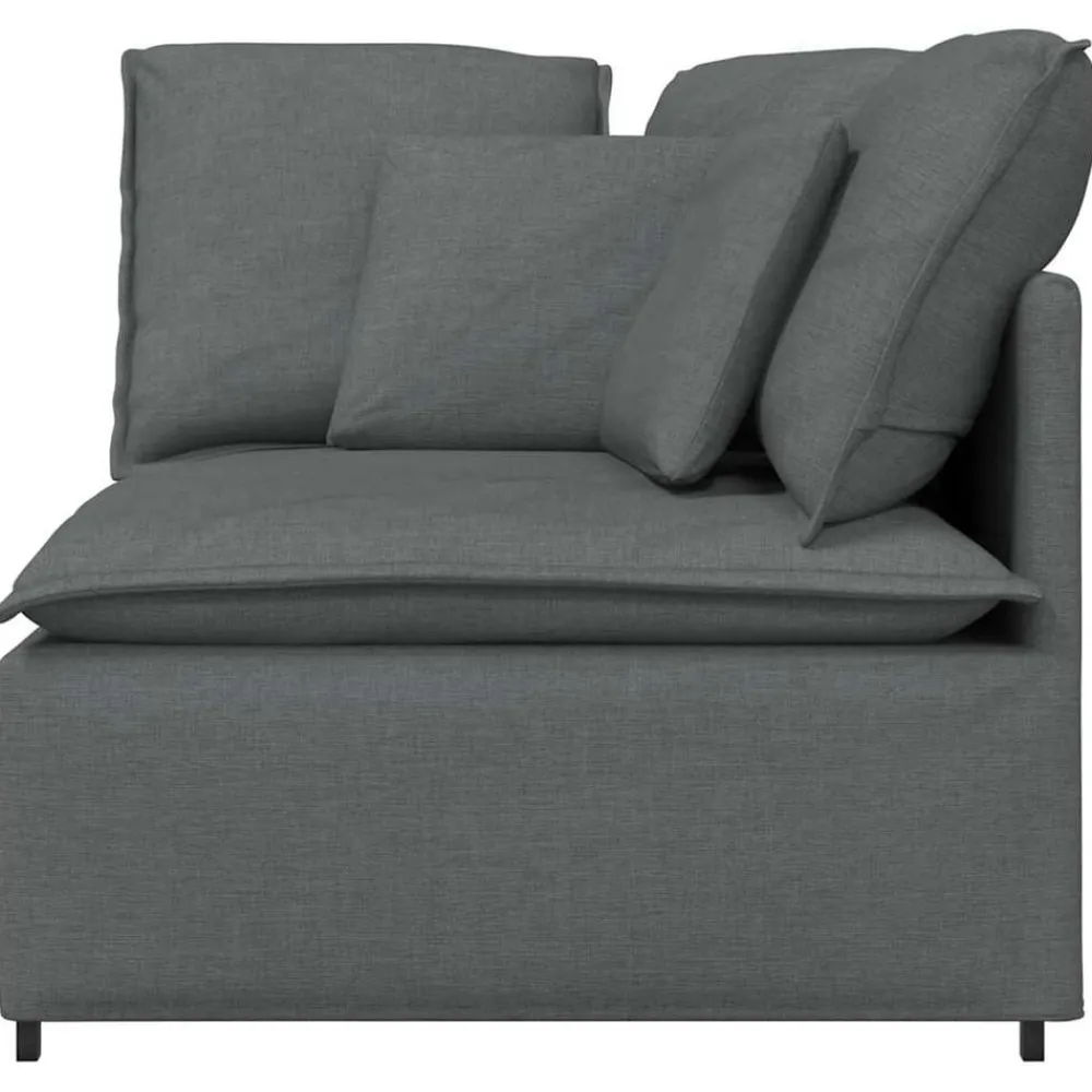 vidaXL Accesorios Para Sofás-Sofá modular de esquina con cojines 100 cm