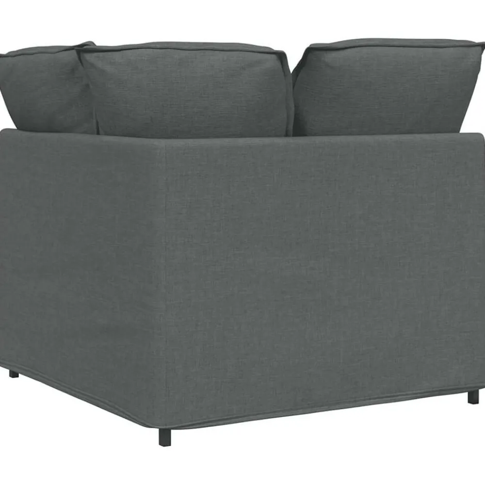 vidaXL Accesorios Para Sofás-Sofá modular de esquina con cojines 100 cm