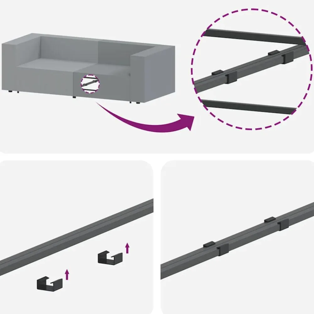 vidaXL Accesorios Para Sofás-Sofá modular de esquina con cojines 100 cm