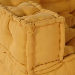 vidaXL Sofá modular de tela 70x70x54 Amarillo