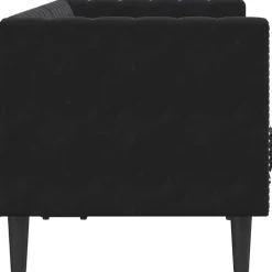 vidaXL Sofá 174 x 74,5 x 70,5 cm Terciopelo Negro Outlet