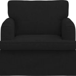 vidaXL Sofá 84 x 80 x 85 cm tela Negro Outlet